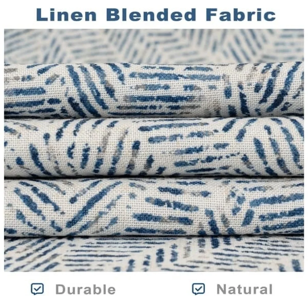 DriftAway Roman Linen Blend Blackout Valance Sz 52